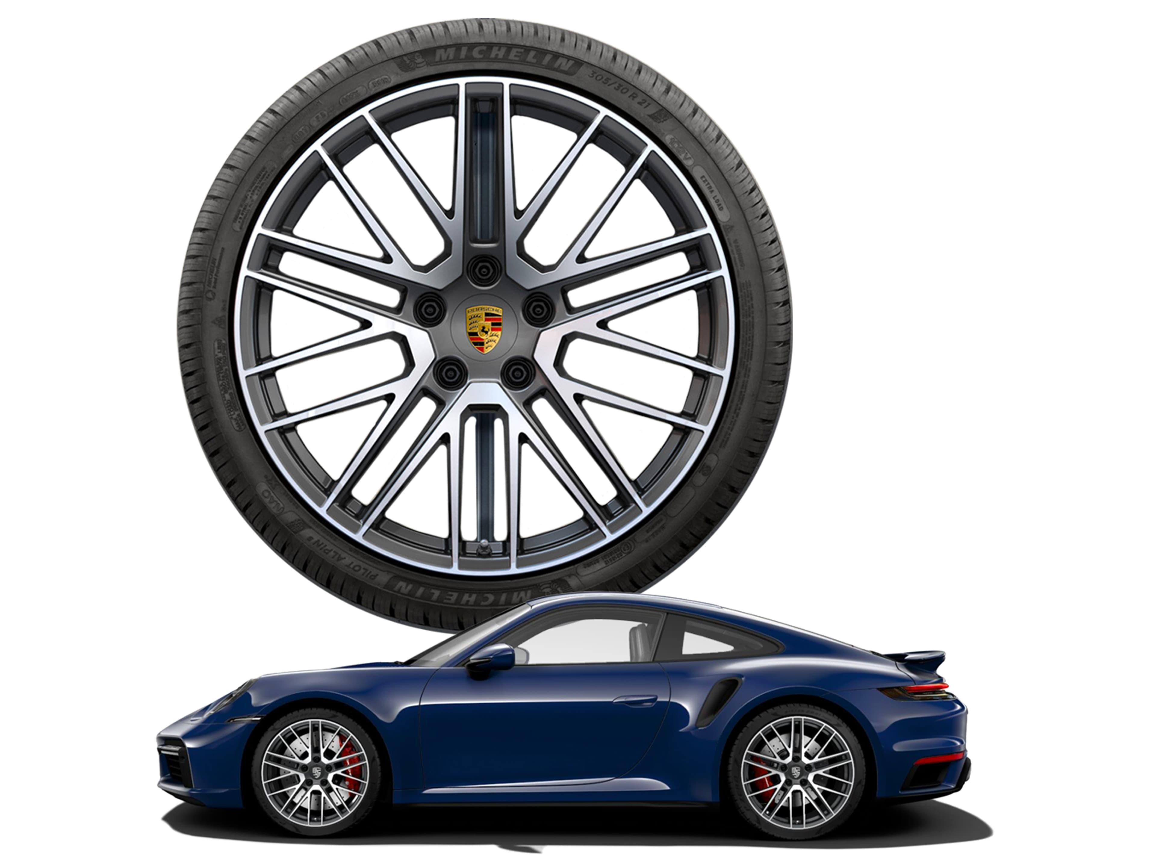 20-21 inch turbo 911